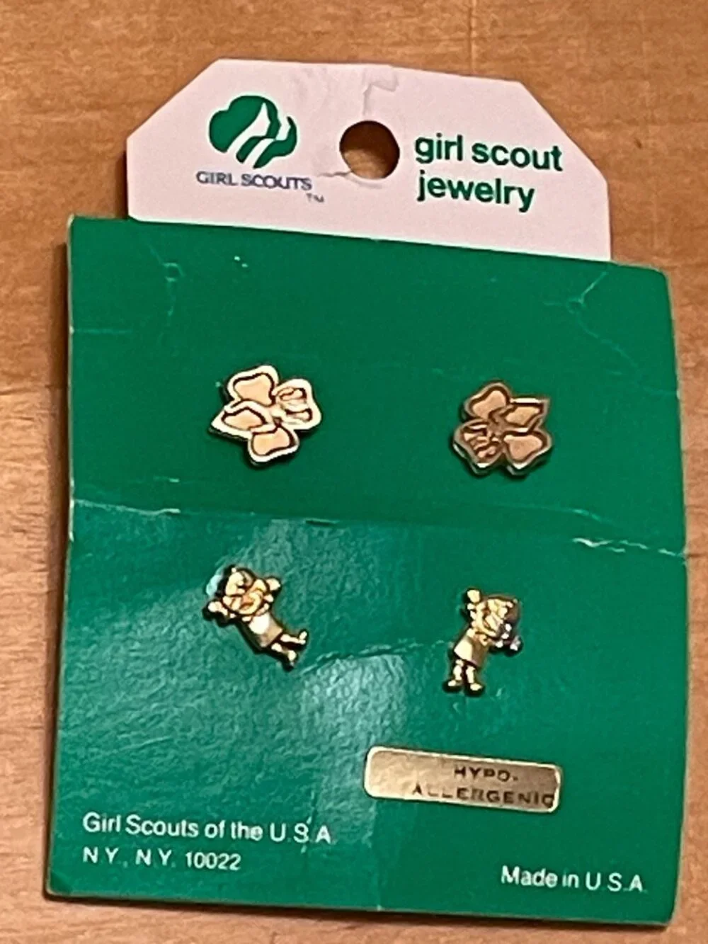 Official Girl Scouts of the USA earrings